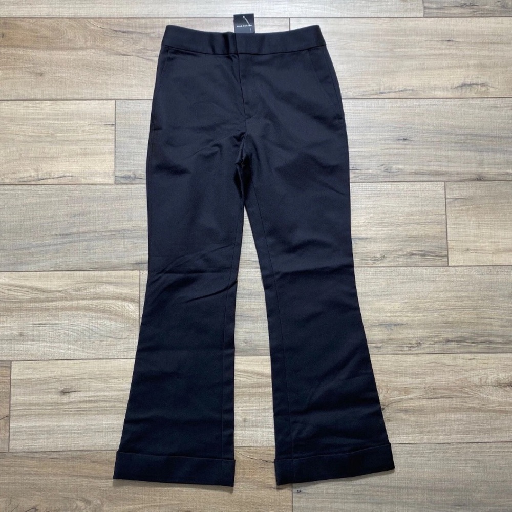 Club Monaco Women Cropped Kick Flare Size 0 Black